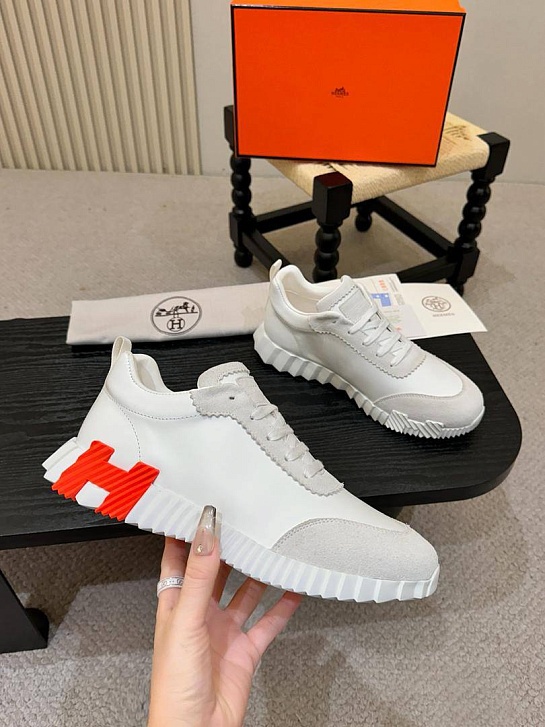 Мужские кроссовки Hermes Bouncing - White