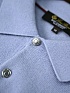 Голубое поло с длинным рукавом Loro Piana premium