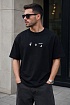 Чёрная оверсайз футболка Off-White 21SS Black Marker