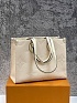 Женская кожаная сумка Louis Vuitton Onthego MM Premium 35x27x14 см