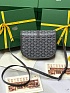Кожаная сумка Goyard Belvedere Messenger PM premium 22x17x6 см