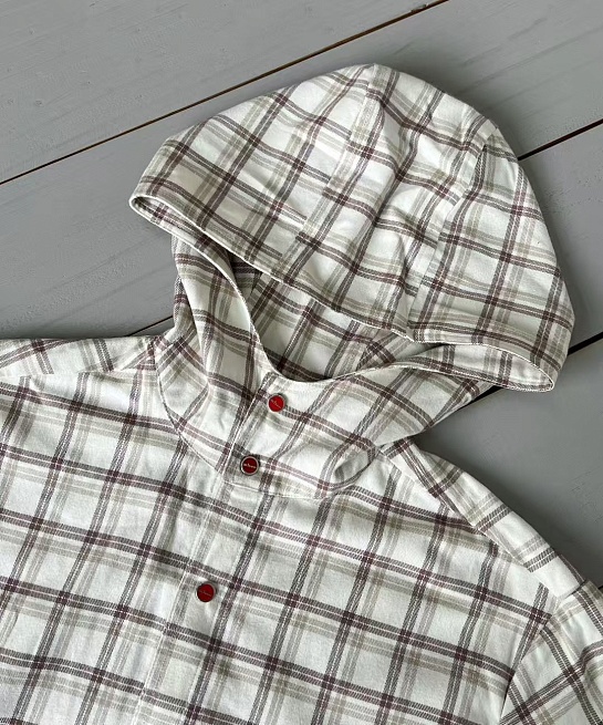 Мужская рубашка Kiton Premium - Beige Chequer