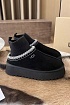 Женские замшевые ботинки UGG Tazz Platform - Black