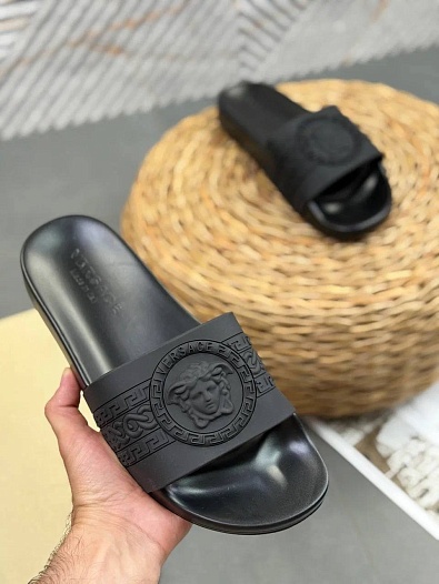 Мужские шлёпанцы Versace Medusa   