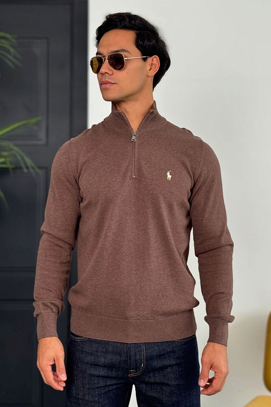 Мужская кофта Роlо Ralрh Lаurеn pony-embroidered - Brown