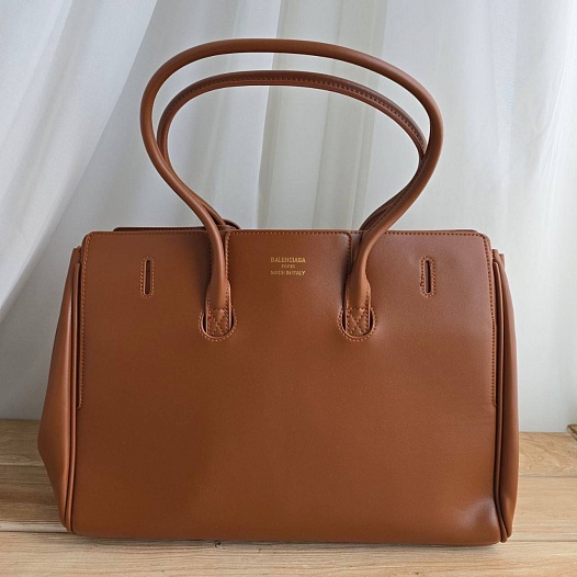 Кожаная сумка Balenciaga Carry All 37x26 см   