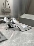 Женские кожаные туфли на каблуке Balenciaga premium