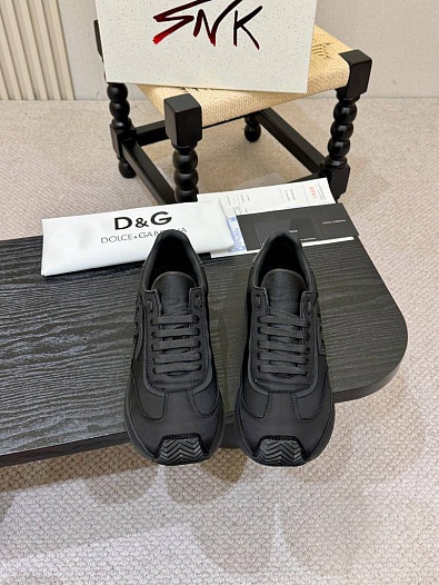 Мужские кроссовки Dolce & Gabbana Cushion - Black   