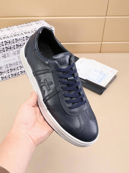 Кожаные кроссовки Premiata Bonnie - Navy