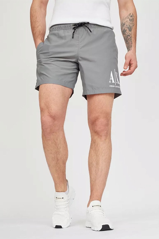 Мужские серые шорты Armani Exchange