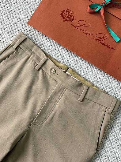 Мужские брюки Loro Piana Premium - Khaki   