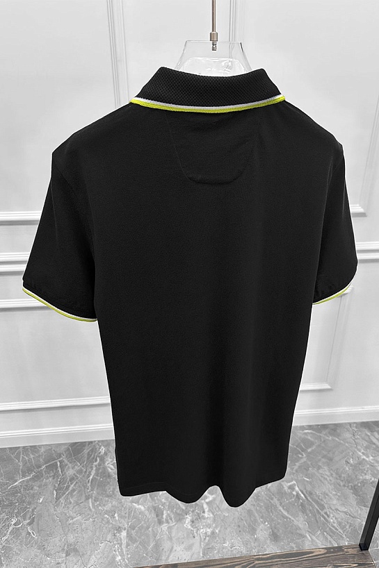 Поло чёрного цвета Hugo Boss "Paule 2"