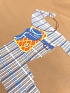 Мужская коричневая футболка Hermes premium