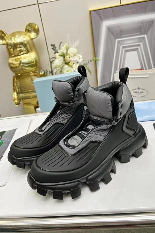 Кроссовки Prada Cloudbust Thunder high-top - Black / Grey