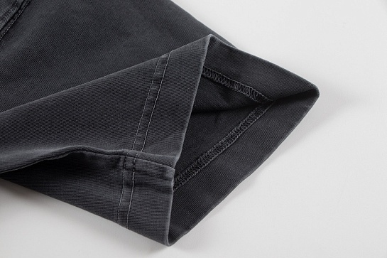 Серая оверсайз футболка Gothic logo