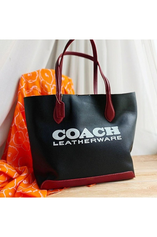 Женская сумка Coach Kia Tote 40x29 см (3 расцветки)