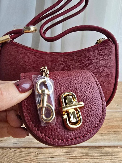 Кожаная сумка Marc Jacobs The Dual Hobo 28x18   