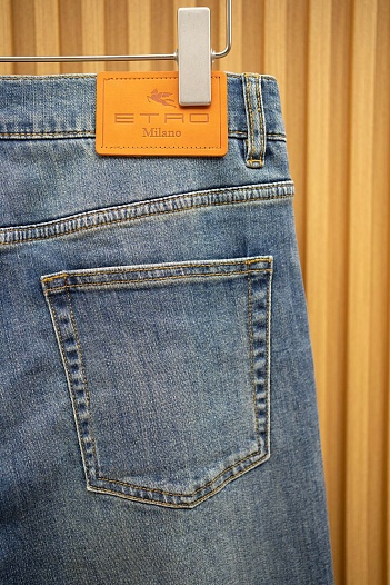 Мужские светло-синие джинсы Etro Premium   