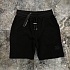 Мужские чёрные шорты Amiri logo-embroidered