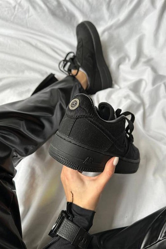 Кроссовки Stussy x Nike Air Force 1 Low - Black