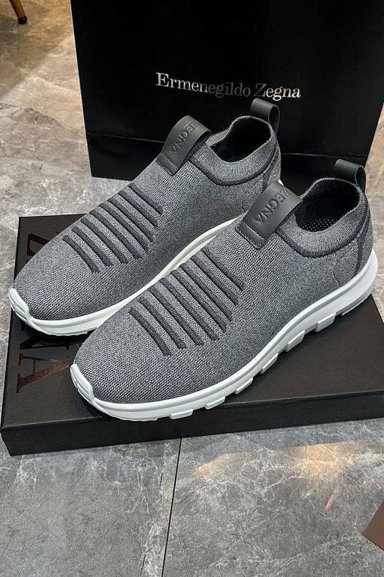 Мужские текстильные кроссовки Ermenegildo Zegna