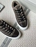 Женские кроссовки с мехом Brunello Cucinelli Premium - Grey