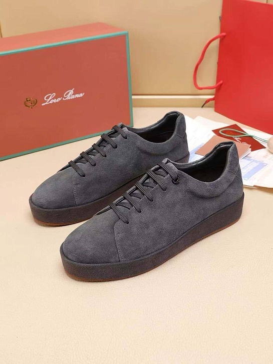 Мужские замшевые кроссовки Loro Piana