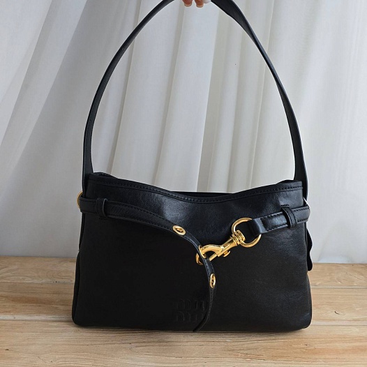 Кожаная сумка MIU MIU 32x18 см   