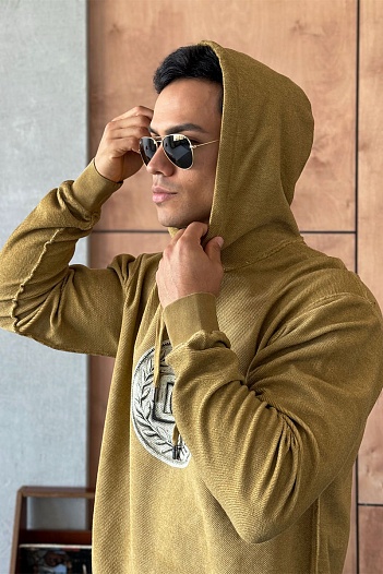 Мужское худи Dolce & Gabbana logo-print - Brown   