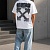Белая оверсайз футболка Off-White 21SS Black Marker