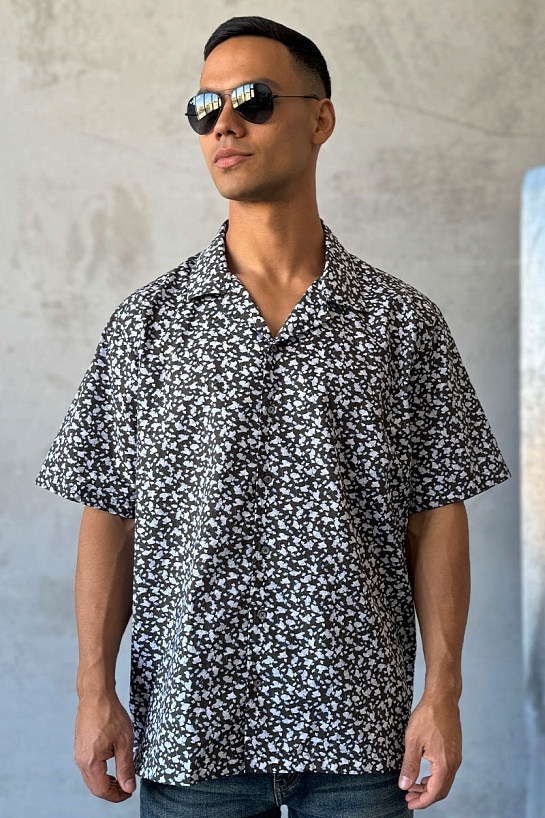 Мужская рубашка Dolce & Gabbana floral-print