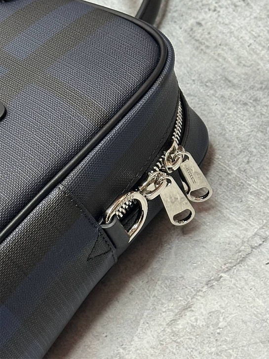 Мужской портфель Burberry Ainsworth Premium 37x26x9 см - Navy