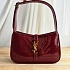 Женская лакированная сумка Yves Saint Laurent le 5 a 7 25x16 см - Burgundy