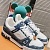 Женские кожаные кроссовки Louis Vuitton Trainer Monogram - White / Blue