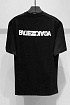 Чёрная оверсайз футболка Balenciaga