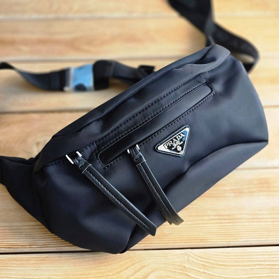 Сумка на пояс Prada 30x17 см - Black