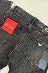 Мужские чёрные джинсы Emporio Armani logo-plaque