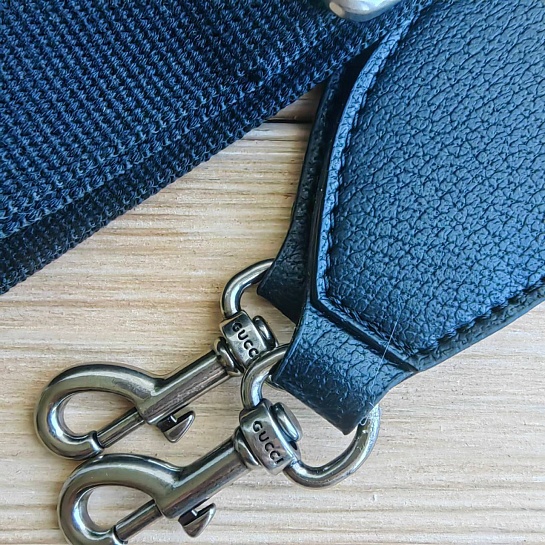 Мужская кожаная сумка Gucci Ophidia GG 22x16 см