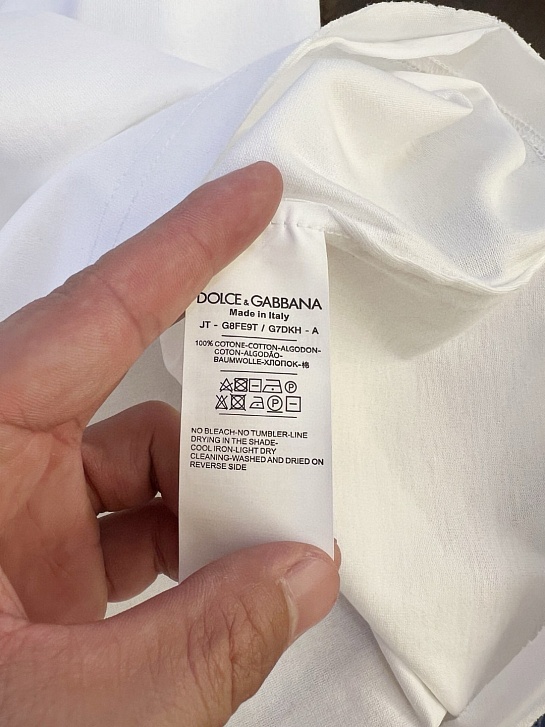 Мужская футболка Dolce & Gabbana Premium - White