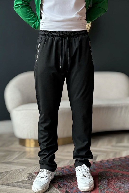 Мужские чёрные штаны Bottega Veneta