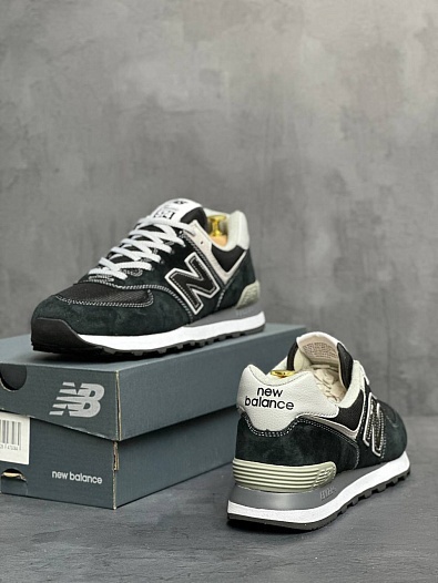 Кроссовки New Balance 574 "Triple Contrast Black"   