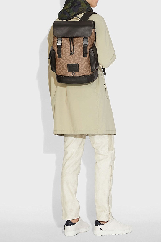 Кожаный рюкзак Coach Rivington 40x30 см