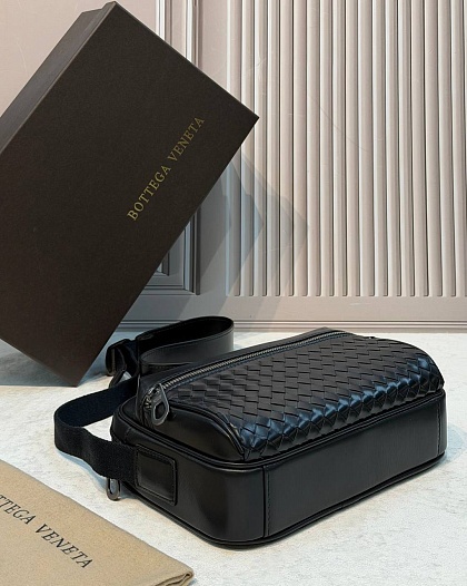 Кожаная сумка Bottega Veneta Intreccio premium 26x14x8 см   