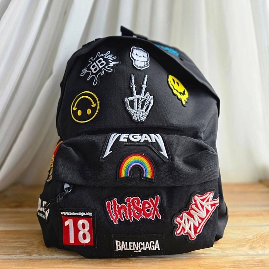 Текстильный рюкзак Balenciaga Explorer Animation 42x32 см