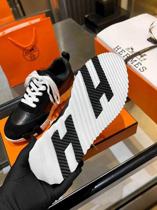 Женские комбинированные кроссовки Hermes Bouncing premium