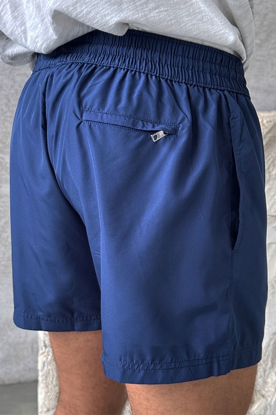 Мужские синие шорты Dolce & Gabbana logo-plaque