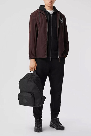 Текстильный рюкзак Burberry Monogram Jacquard 40x30 см   