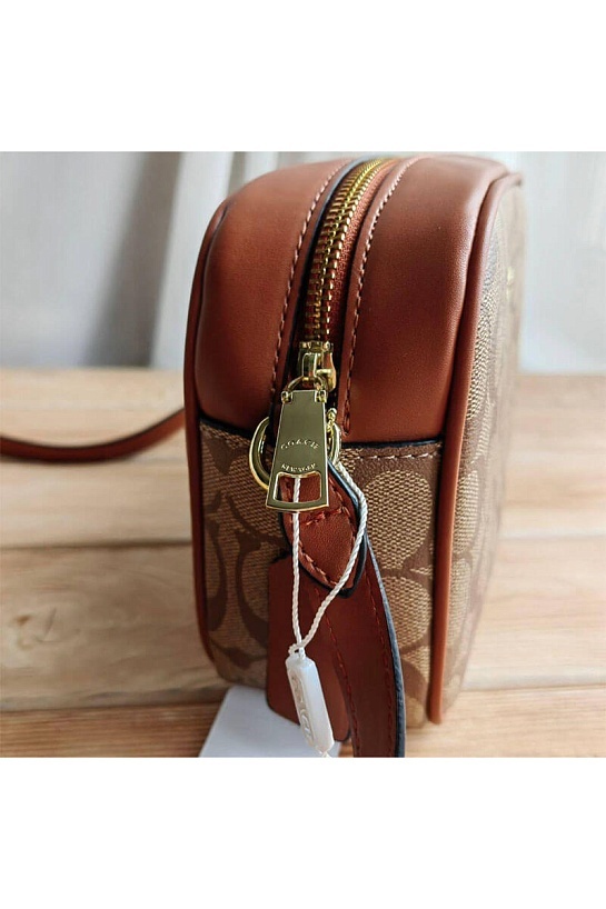 Кожаная сумка Coach Mini Jamie 22x16 см