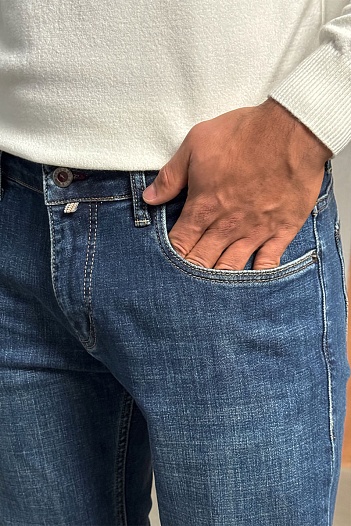 Мужские синие джинсы Paul & Shark regular fit   