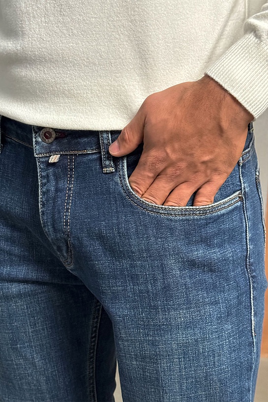 Мужские синие джинсы Paul & Shark regular fit